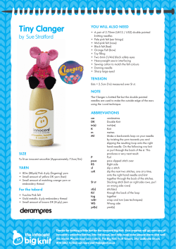 Tiny Clanger - Innocent Big Knit