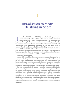 Introduction to Media Relations in Sport