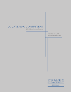 countering corruption - Brookings Institution