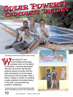Solar-Powered Chocolate Factory