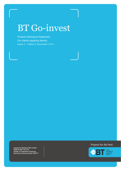 BT Go-invest - BT Managed Accounts