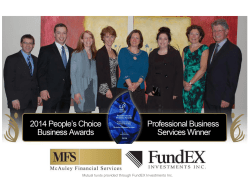 Mutual funds provided through FundEX Investments Inc.