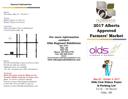 2017 Alberta Approved Farmers` Market