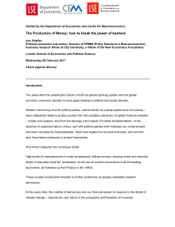 The Production of Money: how to break the power of bankers