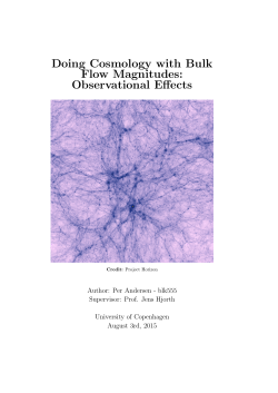 Doing Cosmology with Bulk Flow Magnitudes: Observational Effects