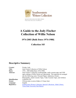 Fischer Jody 103 - Texas State University