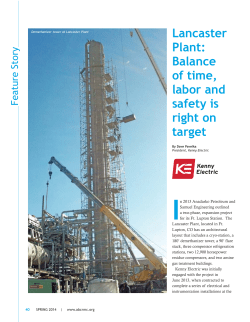 Read more about the Lancaster Plant project