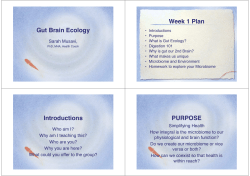 LinR - Gut-Brain Ecology