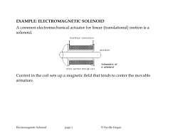 EXAMPLE: ELECTROMAGNETIC SOLENOID
