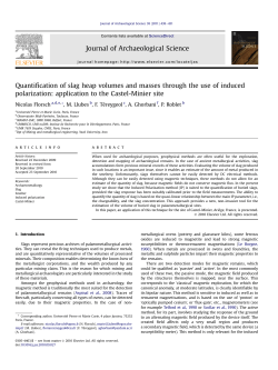 Quantification of slag heap volumes and masses