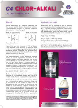 C4 - Chlorine Derivatives