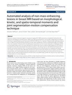 Automated analysis of non-mass-enhancing lesions in breast MRI