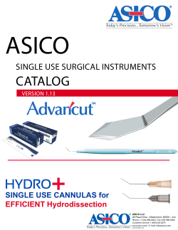 Single Use Surgical Instruments Catalog
