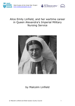 Alice Emily Linfield - West Sussex County Council