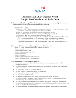 Statesman Award Study Guide