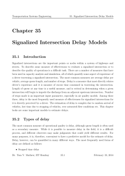 Delay Models