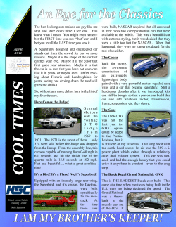 cool times - Great Lakes Safety Training Center