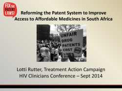 Lotti Rutter, Treatment Action Campaign HIV Clinicians Conference