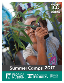 a brochure - Florida Museum of Natural History