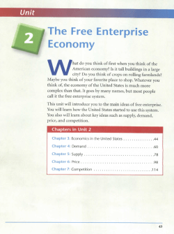 The Free Enterprise Economy