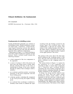Ethanol distillation: the fundamentals