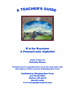 K is for Keystone A Pennsylvania Alphabet