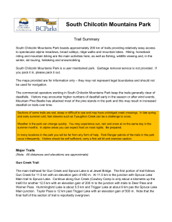 South Chilcotin Mountains Park