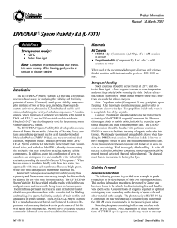 LIVE/DEAD Sperm Viability Kit