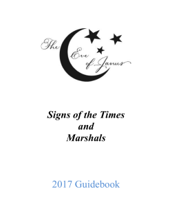 Signs of the Times and Marshals