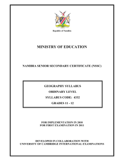 ministry of education