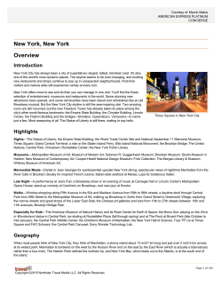 destination guide - Keith and Patricia