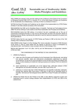 Addis Ababa Principles and Guidelines