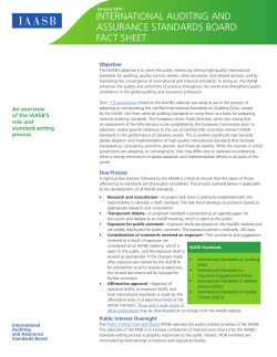IAASB Fact Sheet