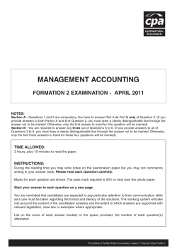 April 2011 - CPA Ireland