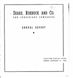 Sears, Roebuck and Co. 1940 Annual Report