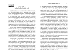 India Under British rule - bank employees federation of india