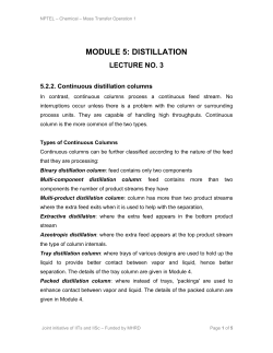 module 5: distillation