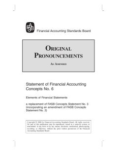 ORIGINAL PRONOUNCEMENTS