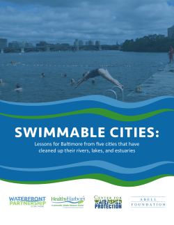 swimmable cities - The Abell Foundation