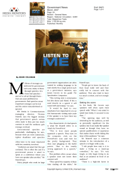 Listen To Me - 8M Media and Communications