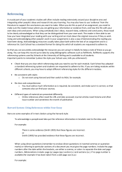 Harvard for Languages - University of Stirling