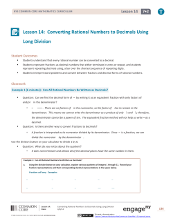 Lesson 14 - EngageNY
