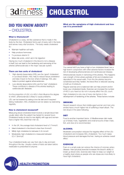 cholestrol