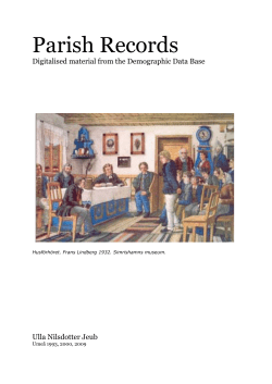 Read about the parish records