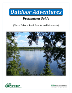 Outdoor Adventures - University of North Dakota