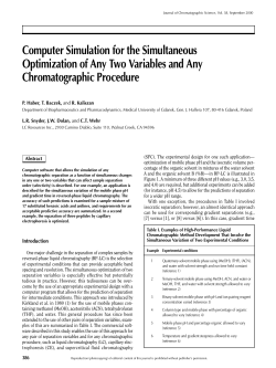Computer Simulation for the Simultaneous Optimization of Any Two