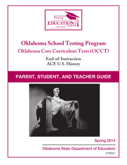 US History - Data Recognition Corporation