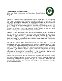 The Elmhurst Economic Edge&hellip; City and State
