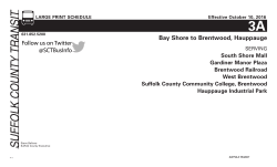 3A South Shore Mall to West Brentwood, Hauppauge