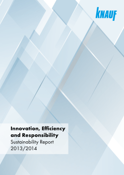 Sustainability Report 2013/2014